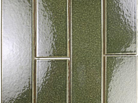 Gröna keramiska plattor